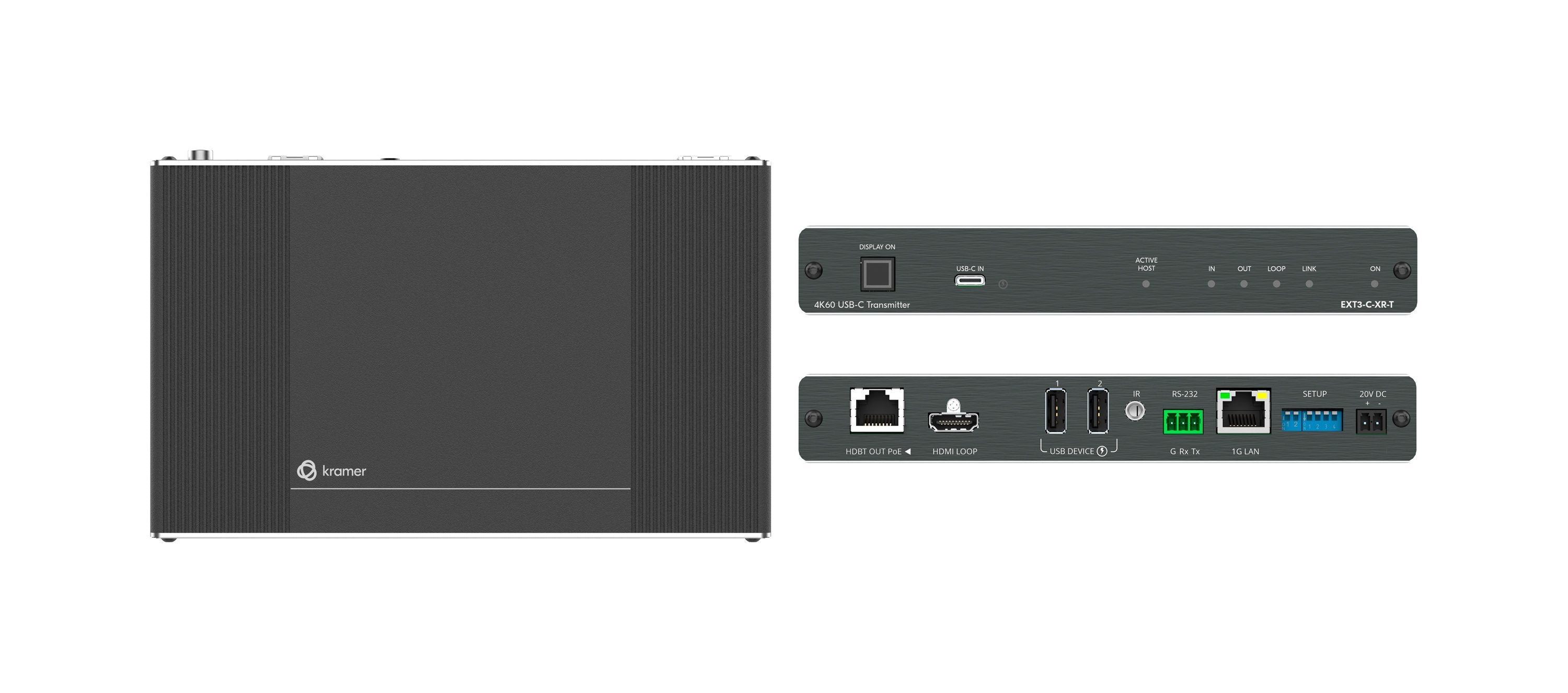 EAN 7291063098131 - Kramer Electronics EXT3-C-XR-T Receptor AV Negro imagen 1