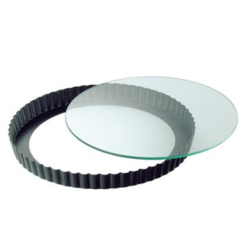 Molde Para Hornear Sarten Para Quiche Kaiser Inspiration 28 Cm Con Fondo Elevador De Vidrio