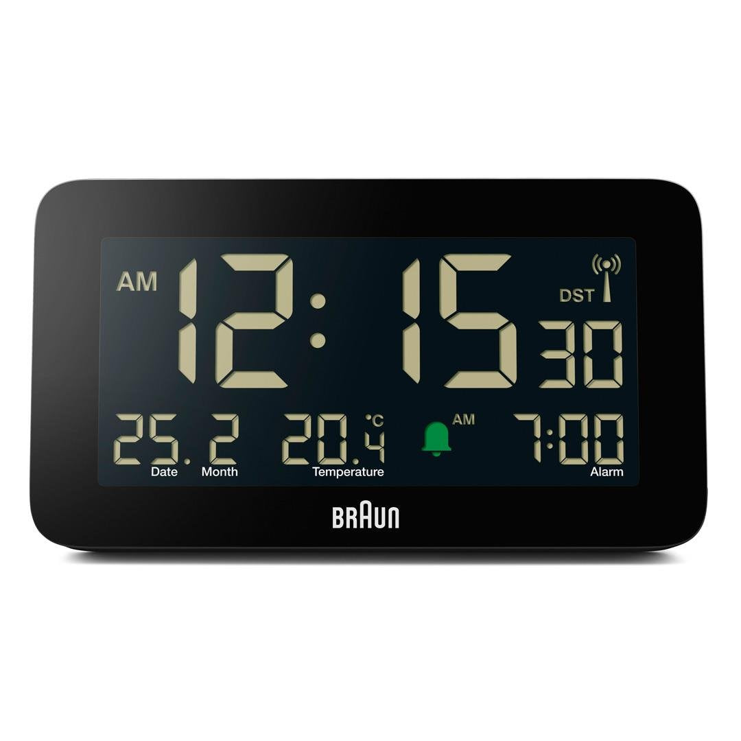 Braun Bc10b-Dcf Funk-Digitalwecker Para Die Mitteleuropäische Zeitzone (Dcf)