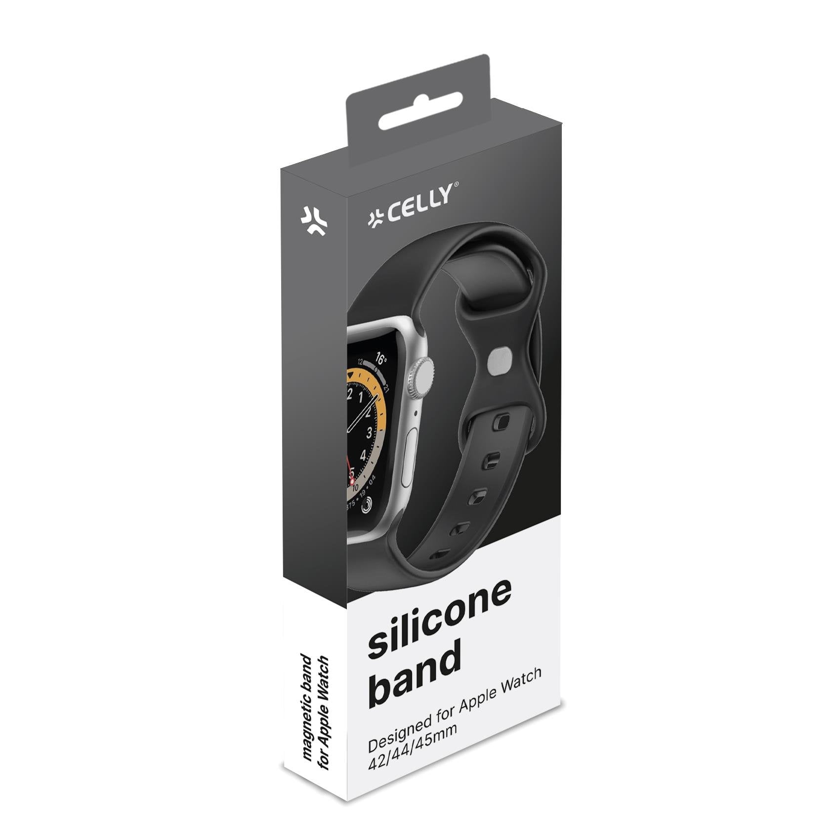 Correa Apple Watch 42/44/45 Sili Bk