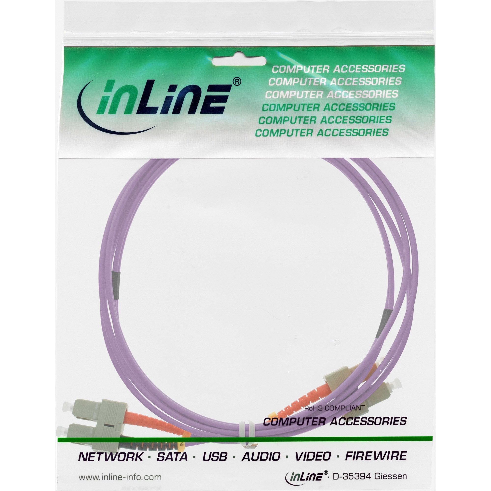 Cable Duplex De Fibra Óptica Inline Sc/Sc 50/125?M Om4 15m