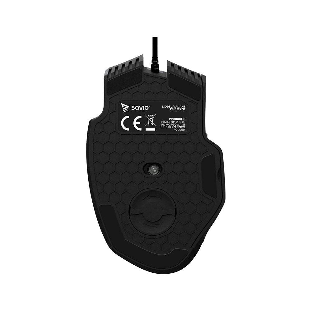Savio Valiant Gaming Mouse Rgb Ratón Juego Mano Derecha Usb Tipo C Óptico