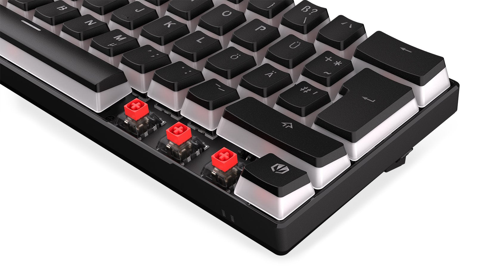 Teclado Alemán Endorfy Thock Compact Rf Inalámbrica + Usb Qwertz