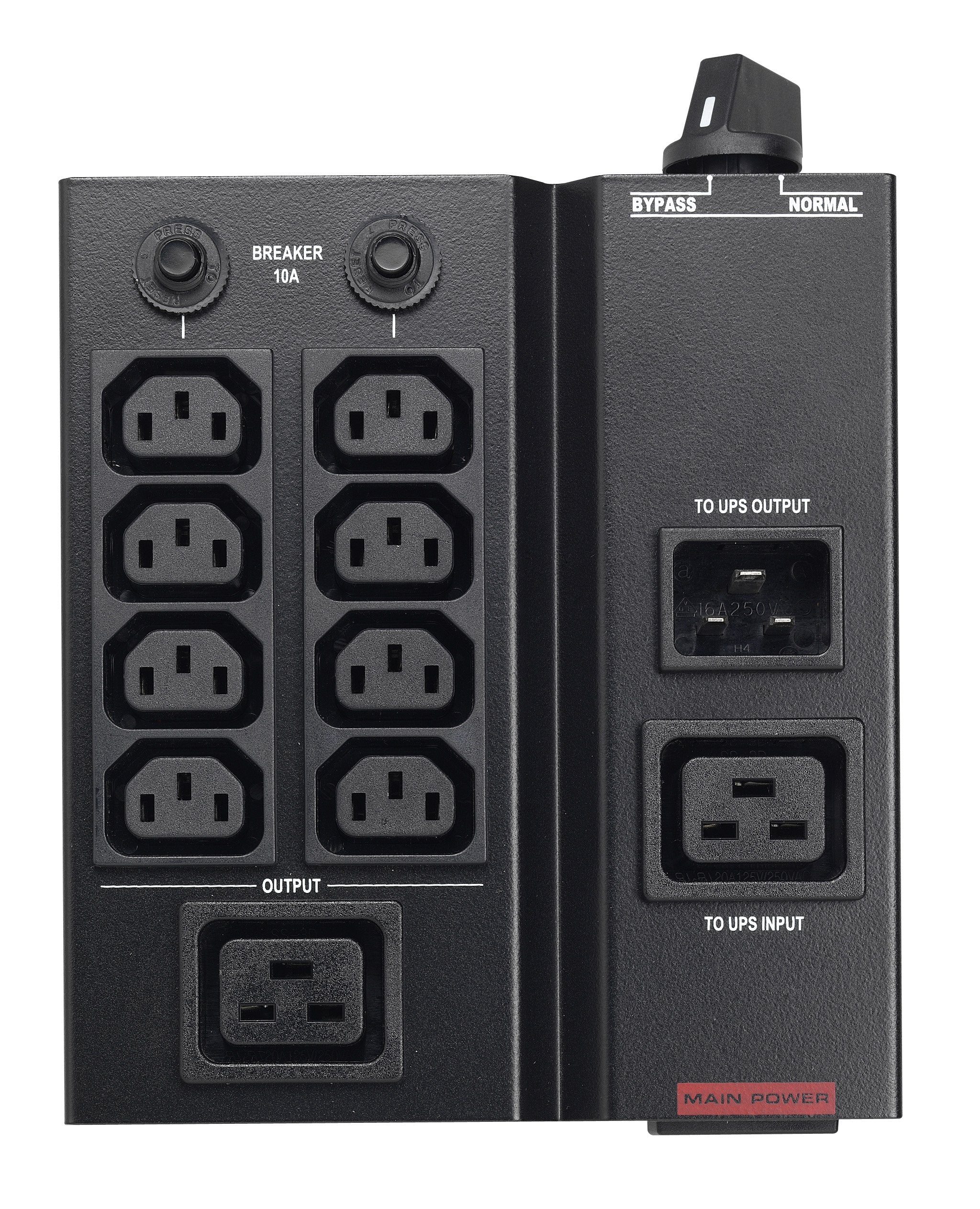 EAN 4260074978025 - PowerWalker MBS/PDU IEC 1-3kVA unidad de distribución de energía (PDU) 9 salidas AC Negro imagen 3