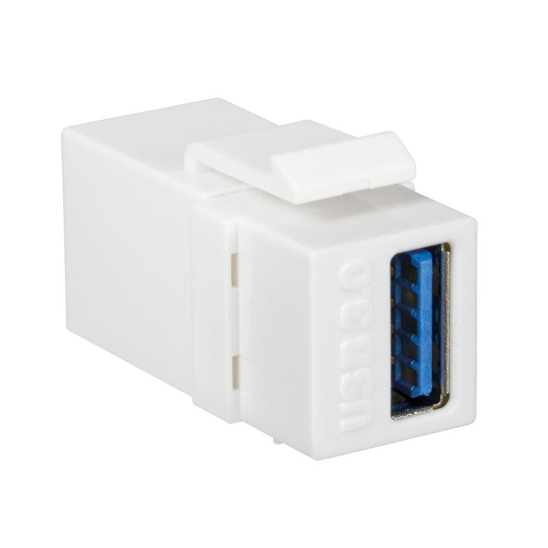 Keystone Empalme Usb 3.0-A F F, Blanco Logilink
