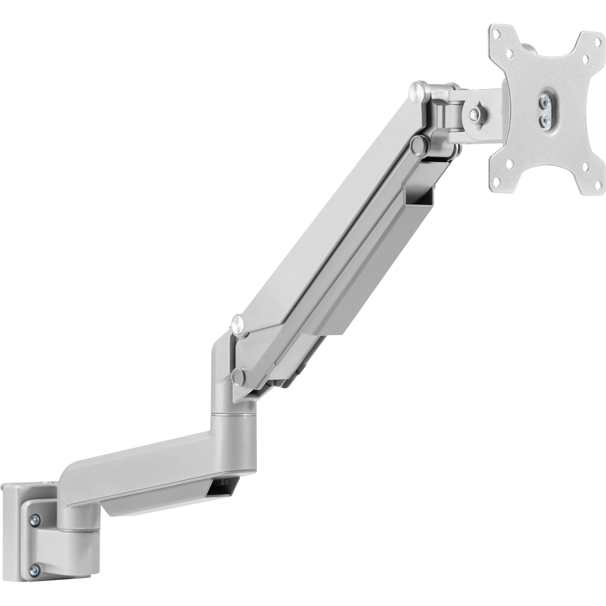 Inline® Slatwall Lifter Monitor Holder, Silver