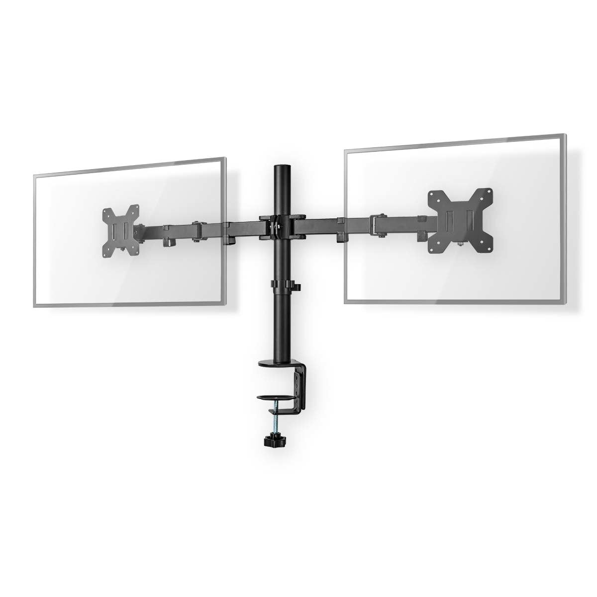 Nedis Schreibtisch Monitorhalterung - 2 Bildschirme 15 - 32 "  75x75   100x100  Vollbeweglich