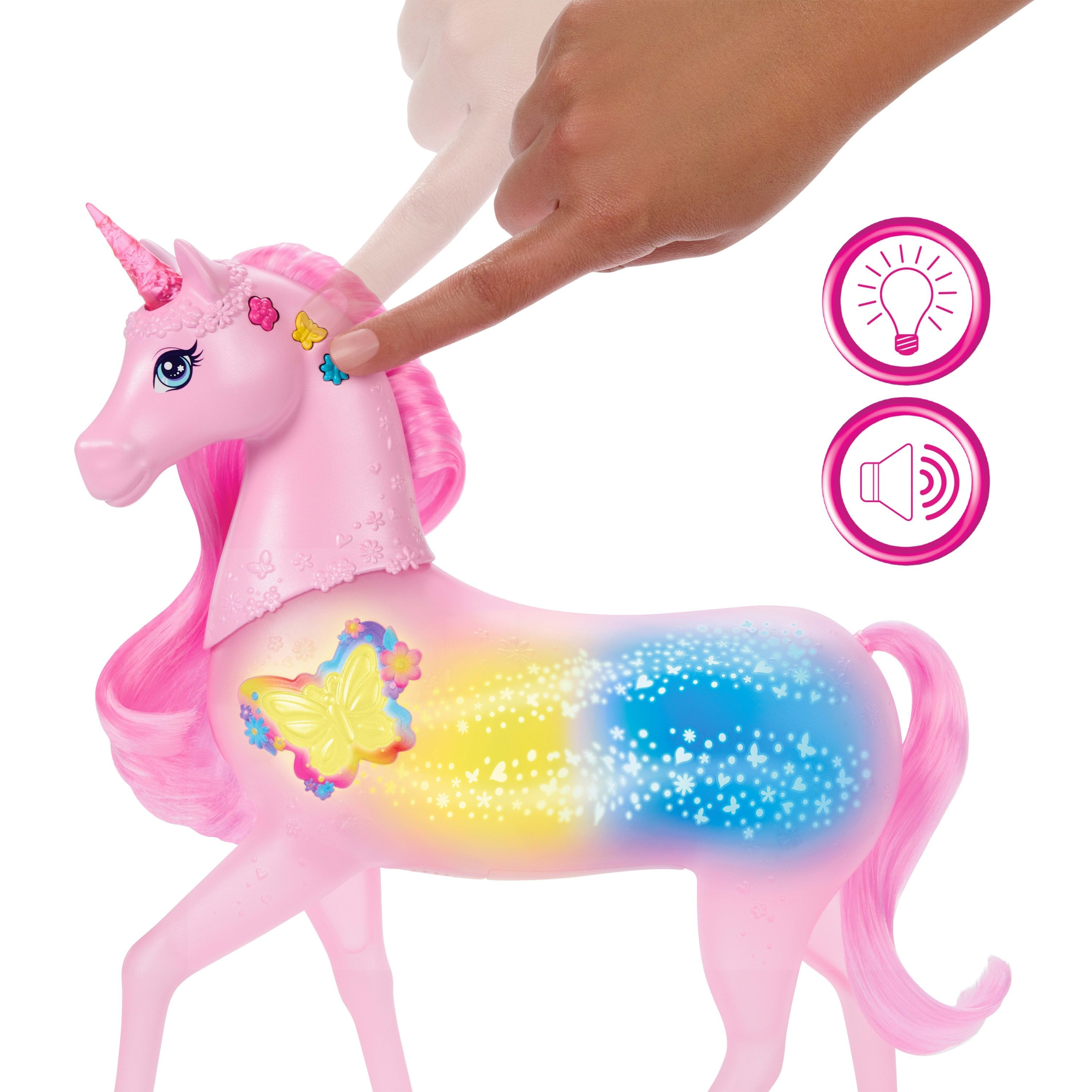 Mattel Barbie Funkelnd Leuchtendes Einhorn Jcp78