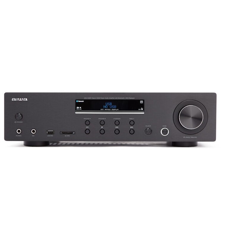EAN 8435256897494 - Aiwa AMU-120BTBK amplificador de audio 2.0 canales Hogar Negro imagen 1