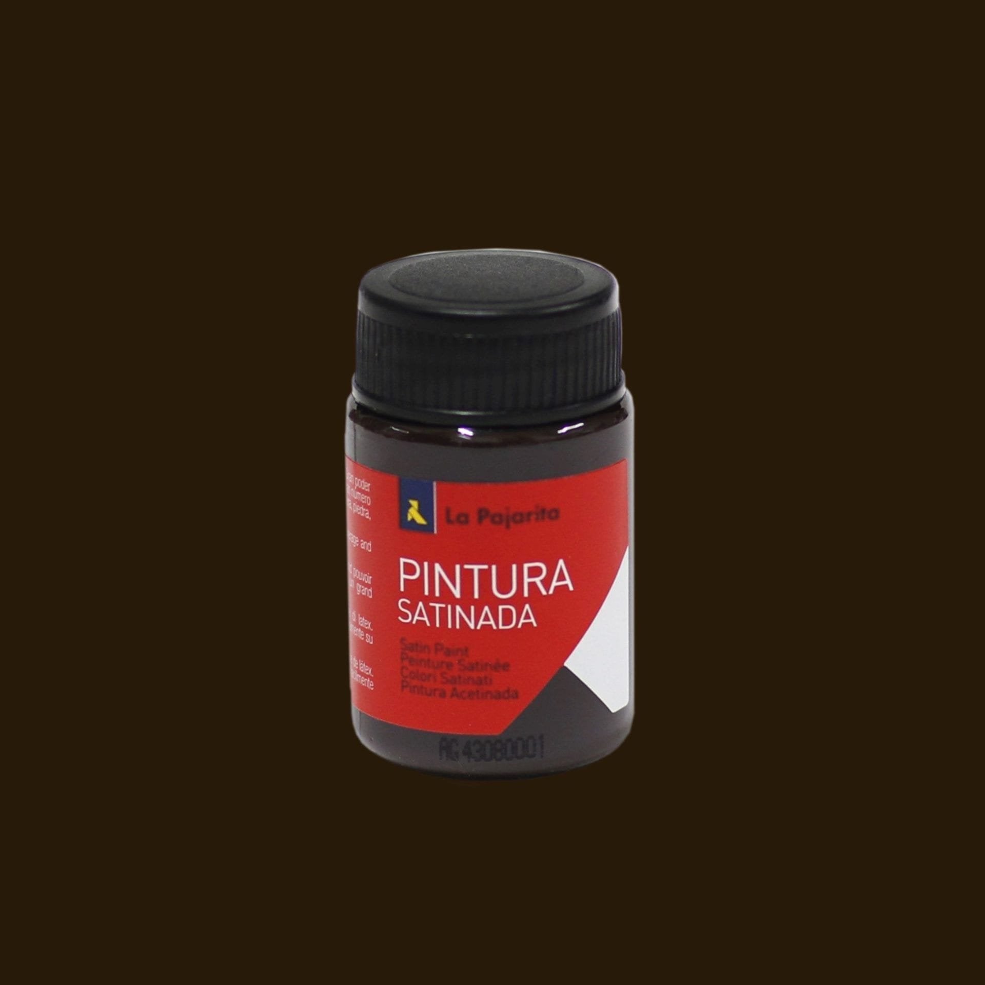 La Pajarita Témpera Escolar Bote De 35ml Satinada Marron L-10