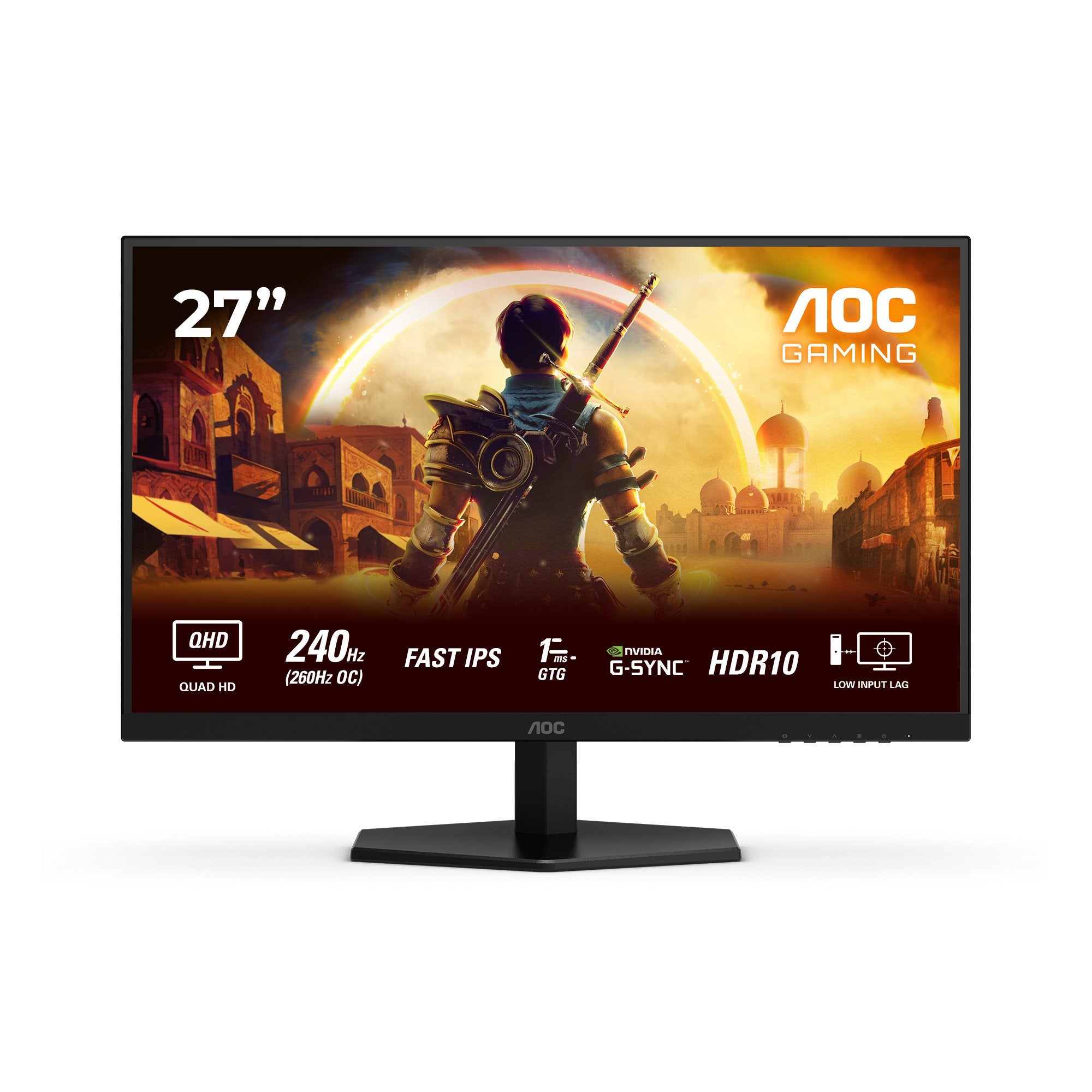 EAN 4038986182980 - AOC G4 Q27G42ZE pantalla para PC 68,6 cm (27") 2560 x 1440 Pixeles Quad HD LCD Negro, Rojo imagen 1
