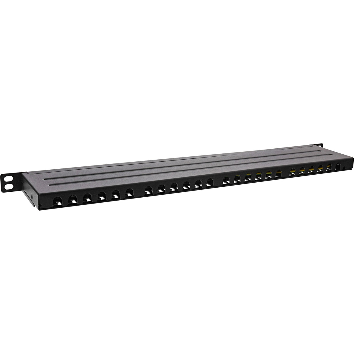 Inline® 19" Patch Panel Cat.6a 0.5 U 24-Port, With Dust Projoection, Negro