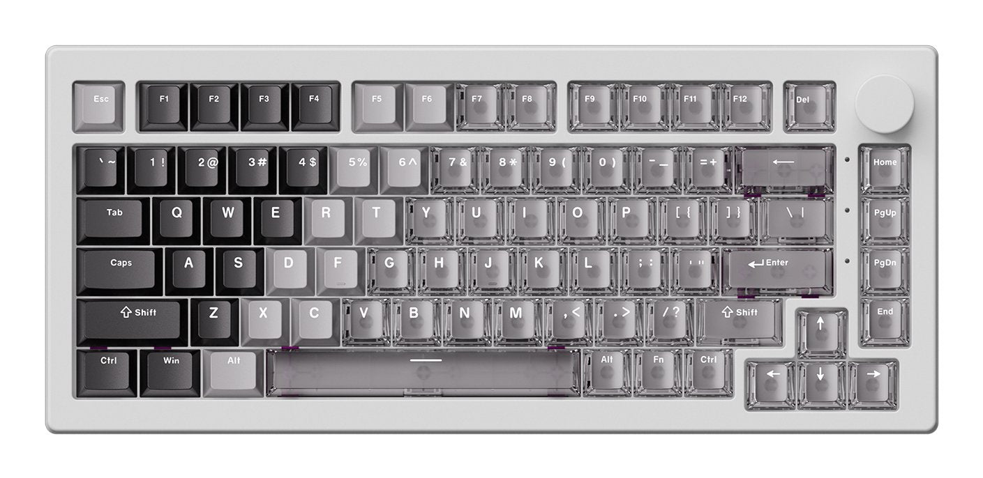 Keyboard Usb-C 5075 V3-He/White 006-075-086-060-062 Akko