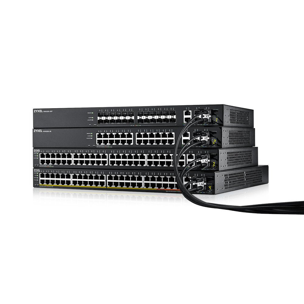 Zyxel Xgs2220-30 Gestionado L3 Gigabit Ethernet (10/100/1000) Negro