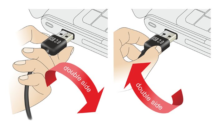 Delock Cable Easy-Usb 2.0-A Male  Usb 2.0-B Male 1 M