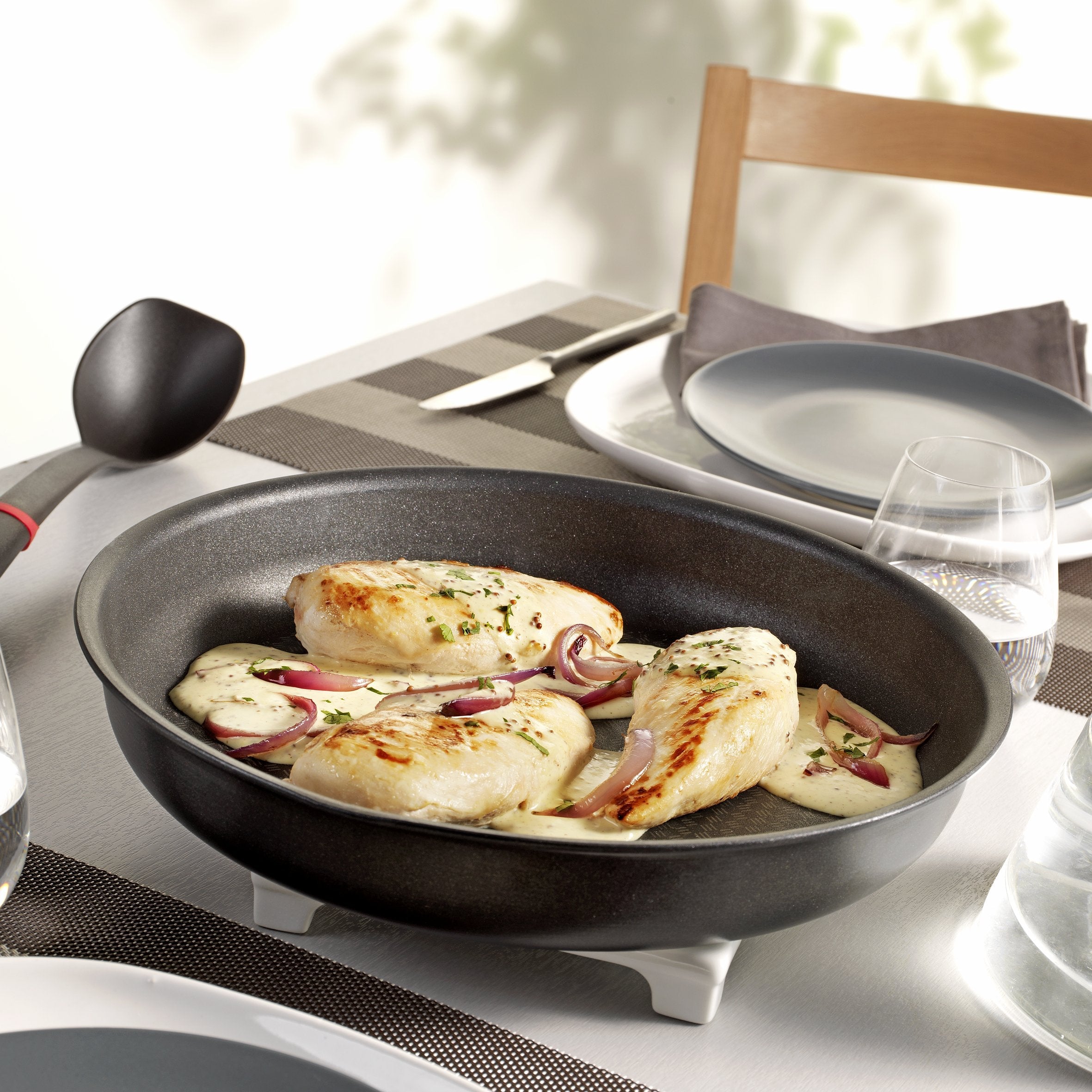 Set Of Pans And Handle Elements 4 Pcs. Ingenio Expertise Ø16+18+20cm