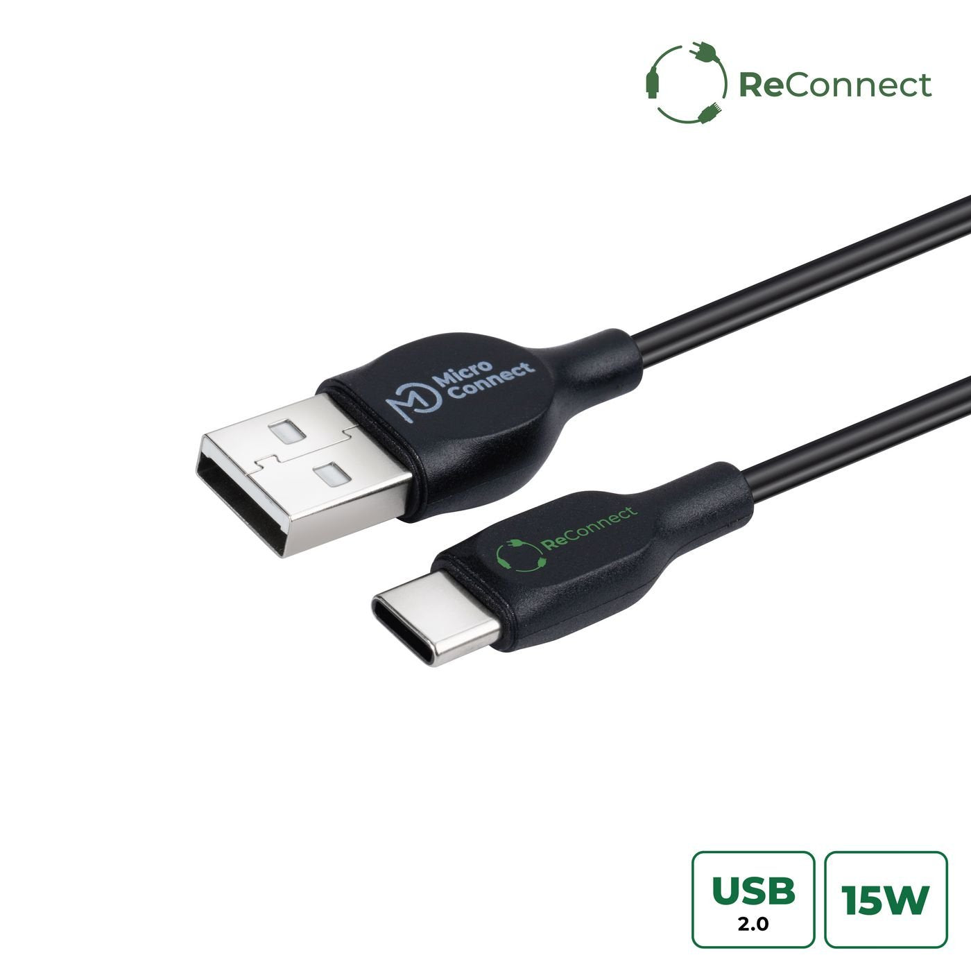 EAN 5715063597507 - Microconnect ECO-USB3.1CCHAR3B cable USB USB 2.0 3 m USB A USB C Negro imagen 1