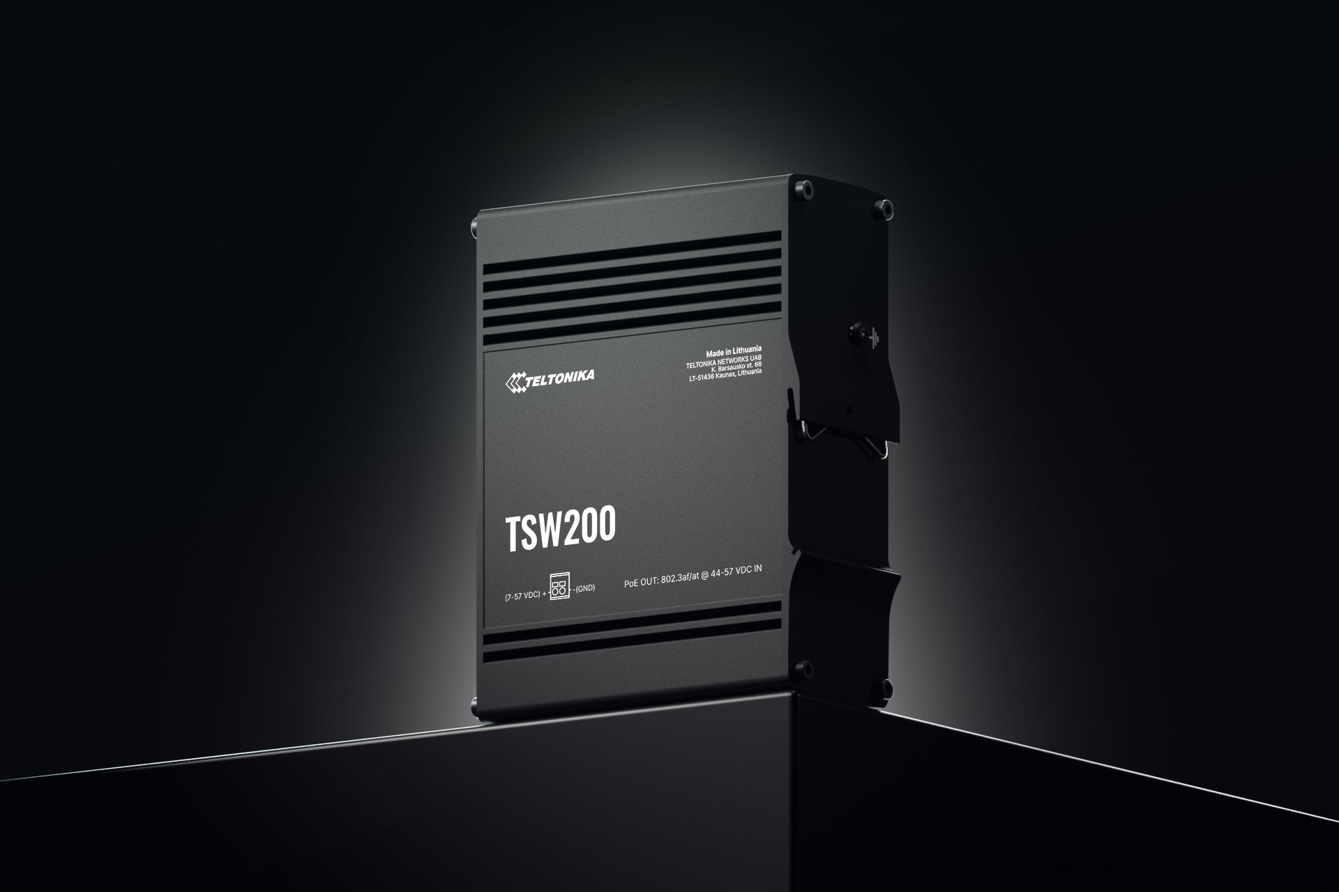 EAN 4779051843671 - Teltonika TSW200 No administrado Gigabit Ethernet (10/100/1000) Energía sobre Ethernet (PoE) Negro imagen 6