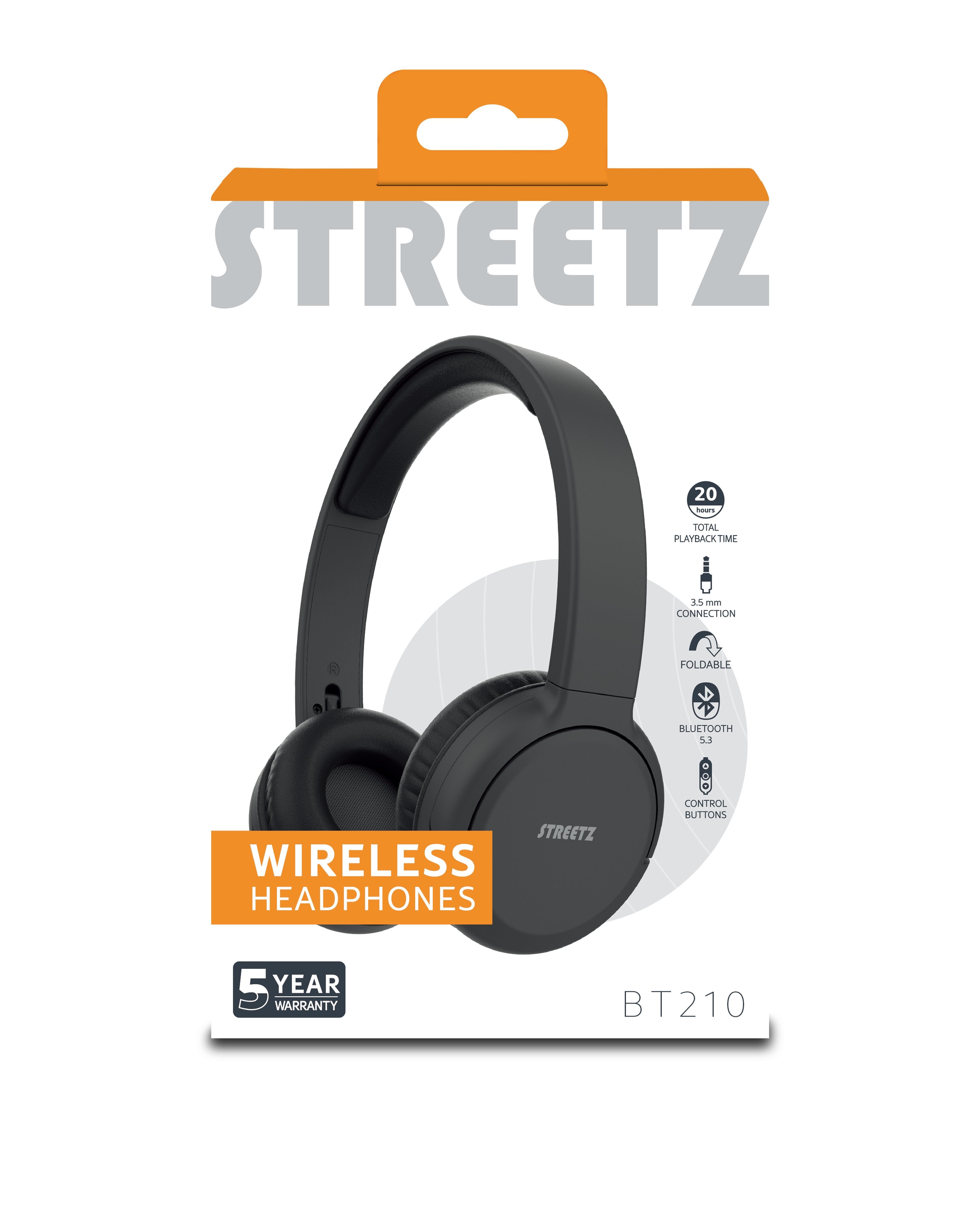 Streetz Bt210 Onear KopfhRer Schwarz