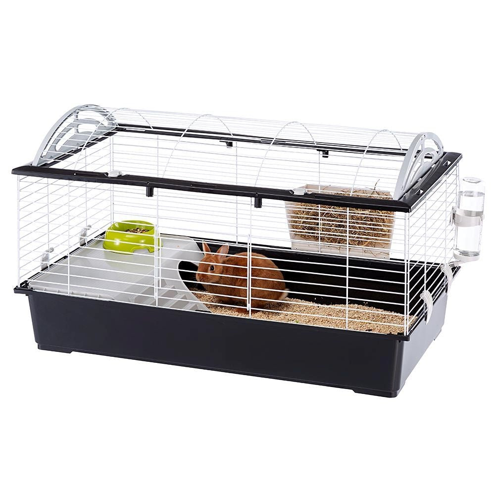 EAN 8010690092553 - Ferplast Casita 100 Rabit Gris pardo, Blanco imagen 4