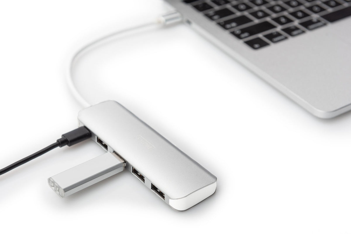 EAN 4016032455653 - Digitus DA-70242-1 hub de interfaz USB 3.2 Gen 1 (3.1 Gen 1) Type-C 5000 Mbit/s Plata imagen 5