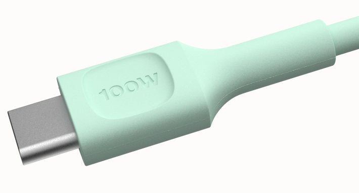Kabel Usb-C-Usb-C Powerflex 100w Silikonowy 1.2m Zielony