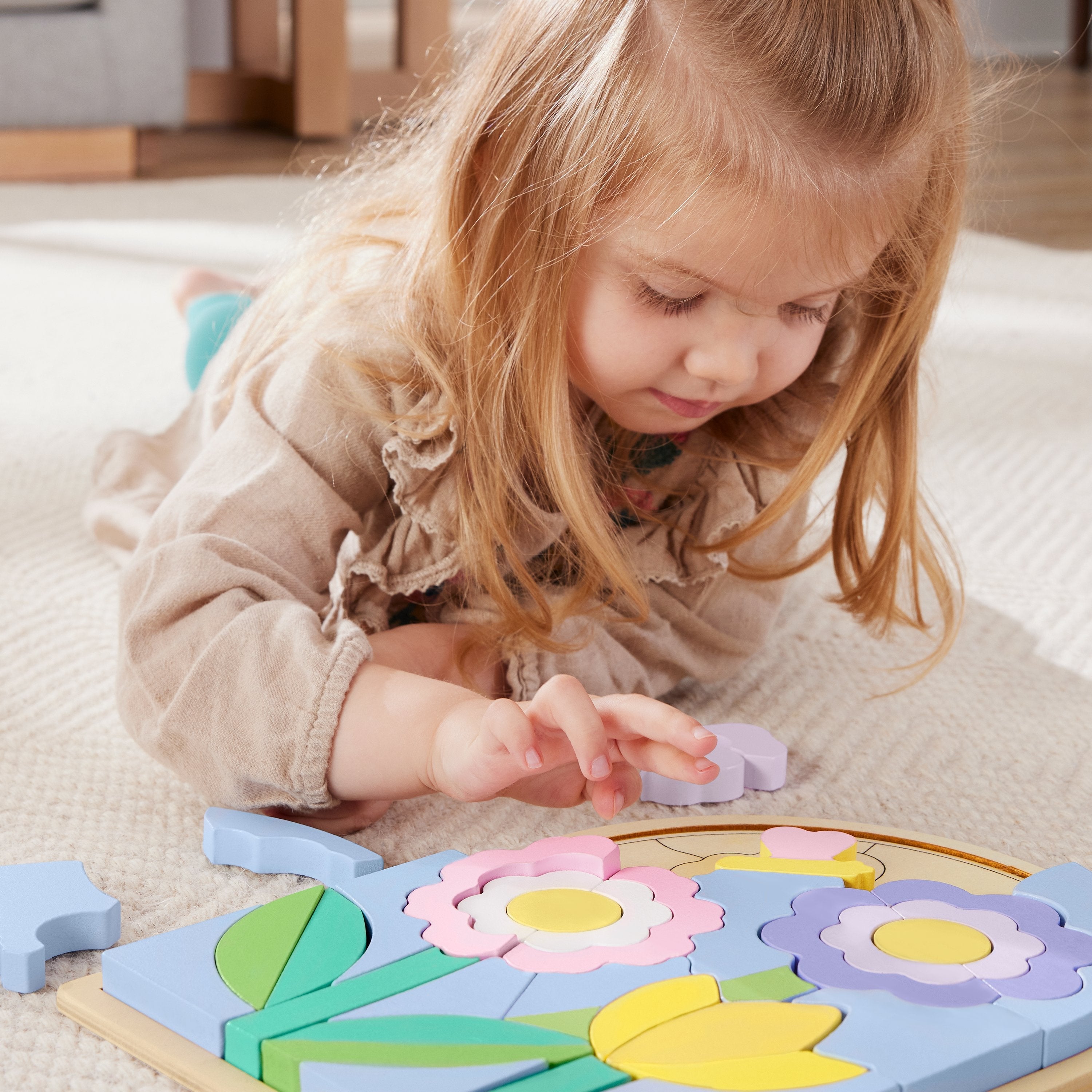 EAN 0194735238507 - Fisher-Price HXT97 puzzle Puzle de fotograma 38 pieza(s) Flora imagen 3