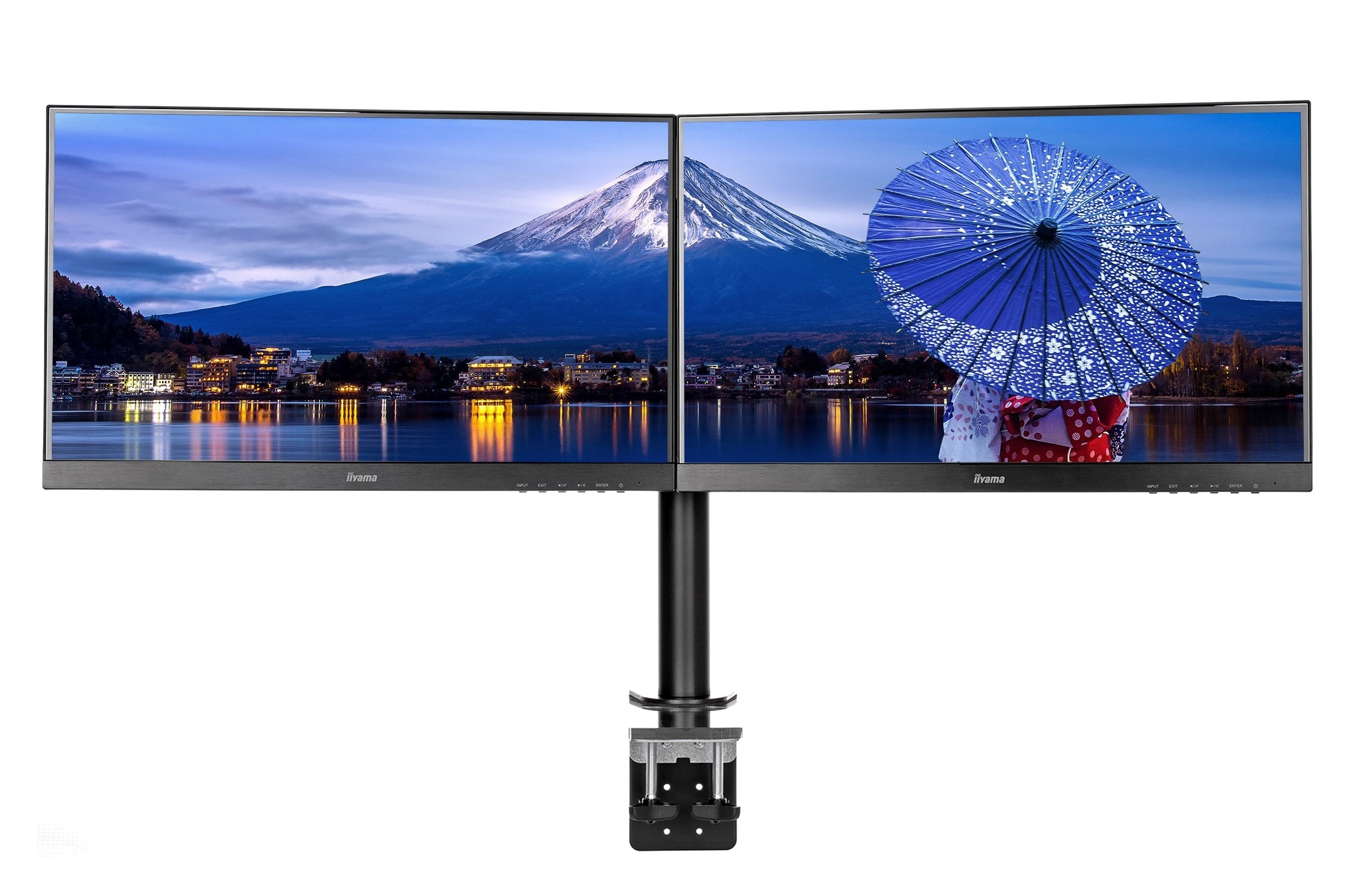 Iiyama Ds1002c-B1 Soporte De Mesa Para Pantalla Plana 76,2 Cm (30") Abrazadera Negro
