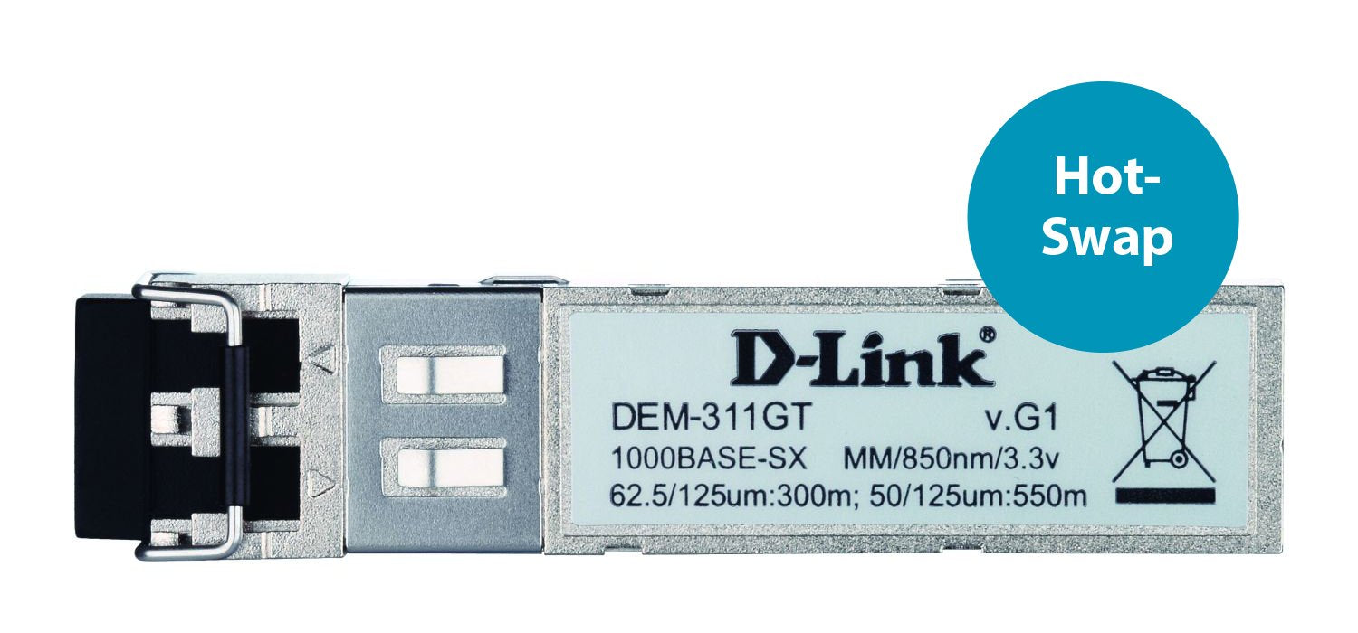 Z Gbic Dem-311gt-C 1000base-Sx Sfp, Mmf, 850nm, 550m, D-Link Transceiver Compatible