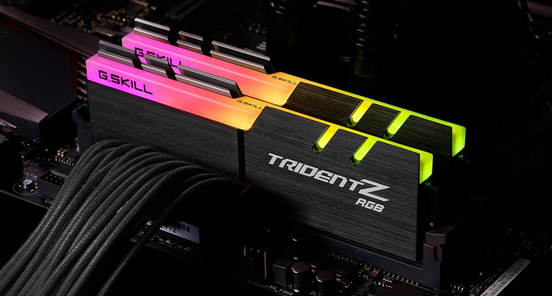 Memoria  G.Skill Trident Z Rgb Series 64 Gb (2 X 32 Gb Kit) - Ddr4 3200 Udimm Cl14