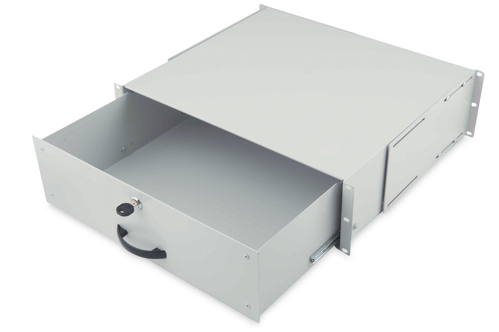 Cajón Digitus 3u 483mm Gris Con Cerradura