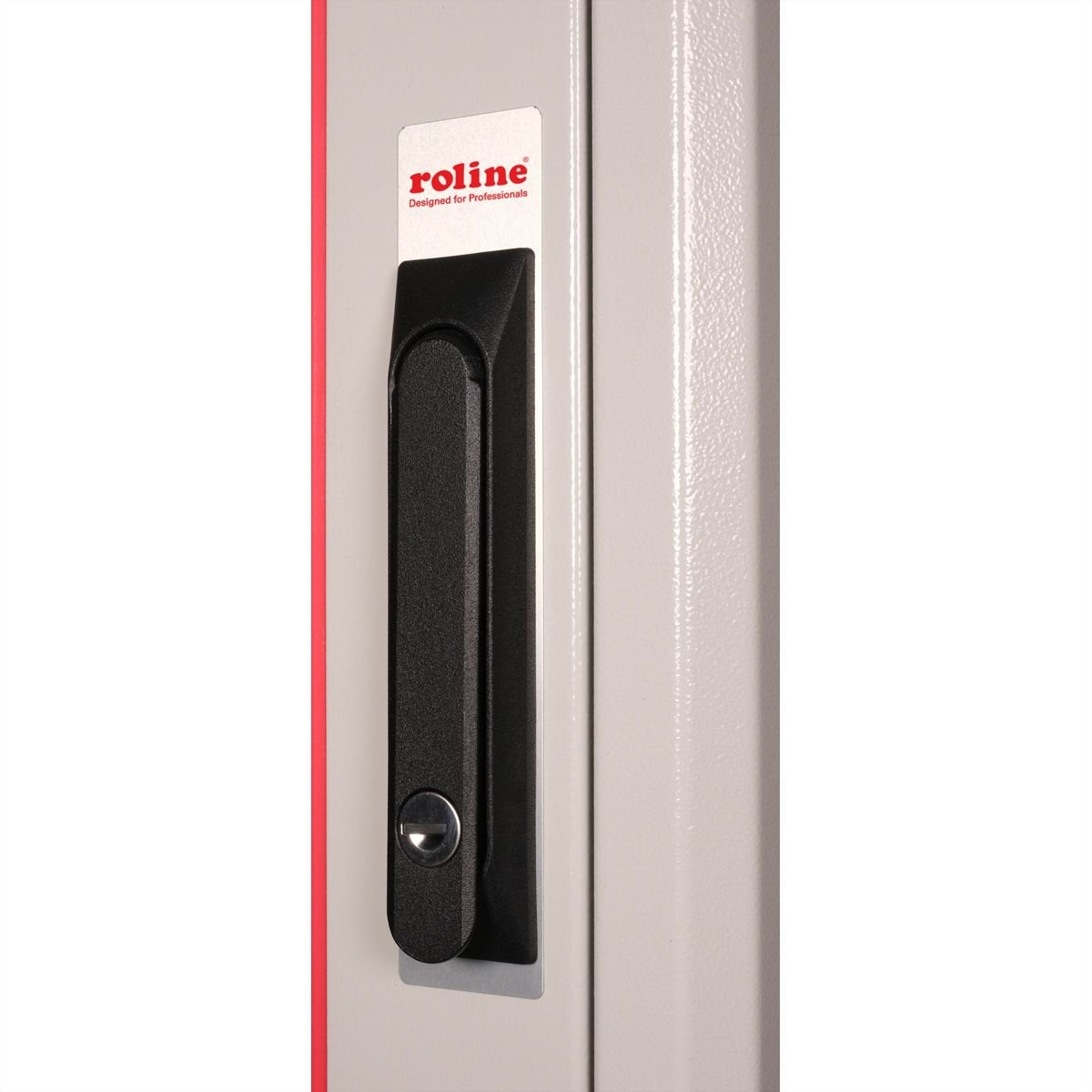 Roline 19-Zoll Netzwerkschrank Pro 16 He, 600x800 Bxt Glastr Grau
