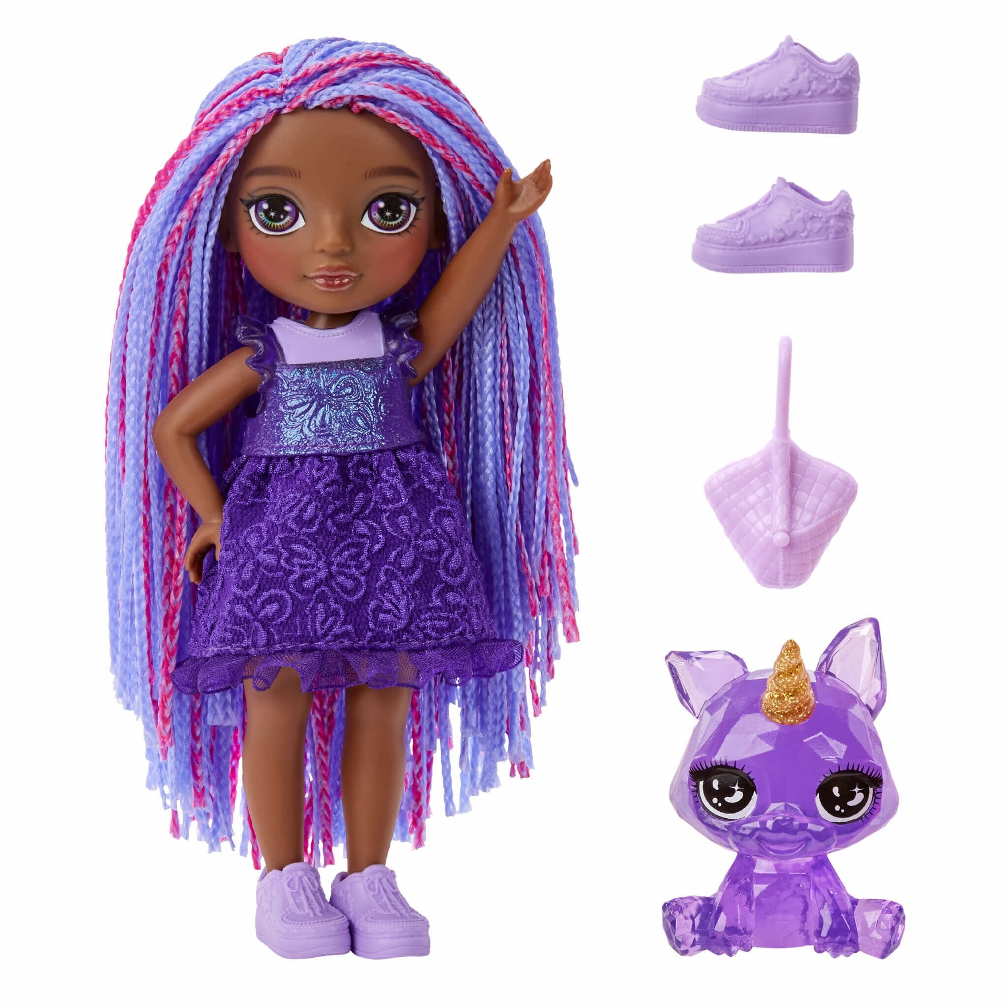 Muñeca Little Fashion Indigo Morada Rainbow High