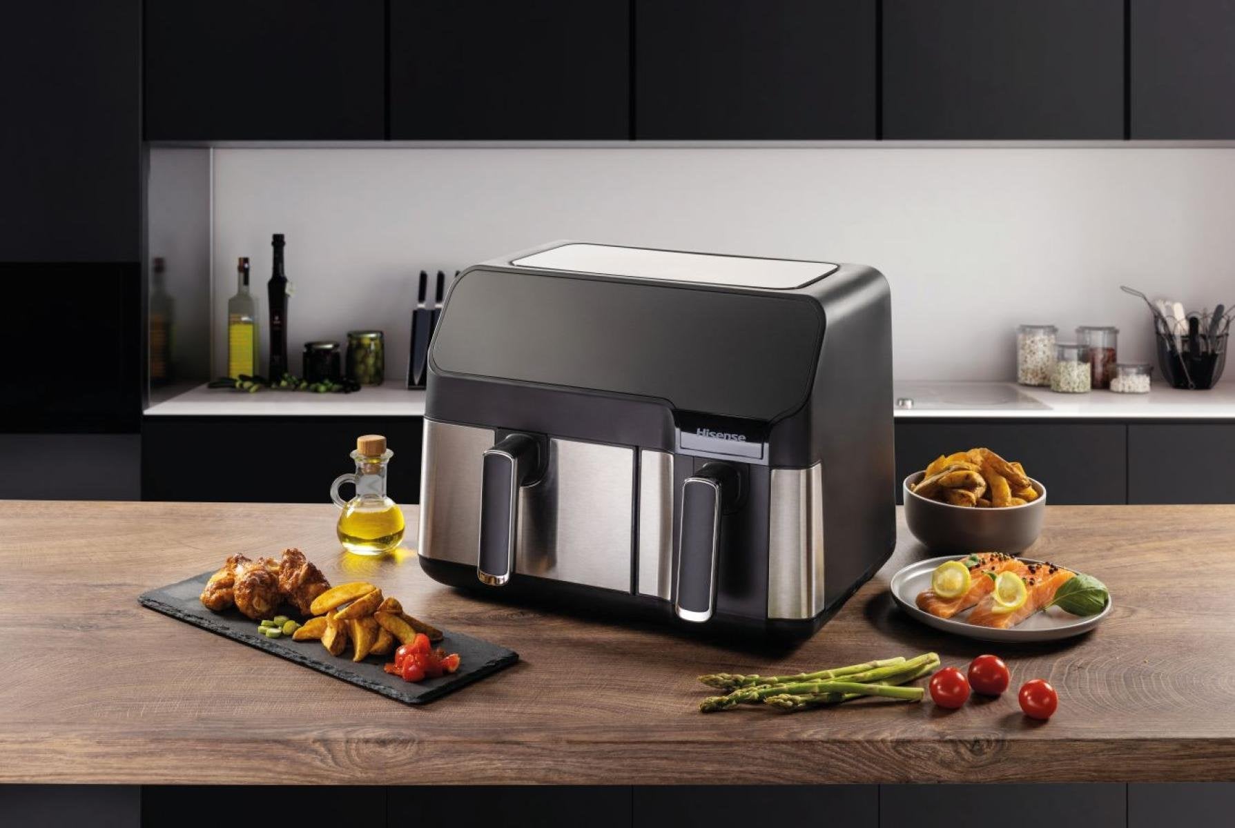 EAN 3838782657405 - Hisense HAF2900D Doble 8,6 L Independiente 1700 W Freidora de aire caliente Negro imagen 13