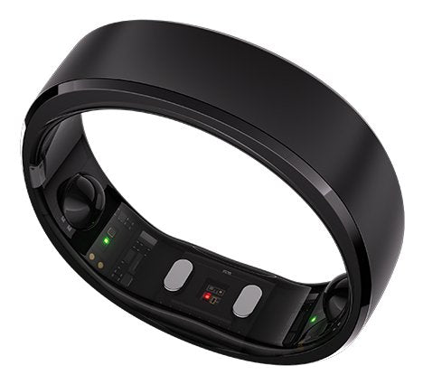 Anillo Inteligente Ringconn Gen2, Negro, Verde 11
