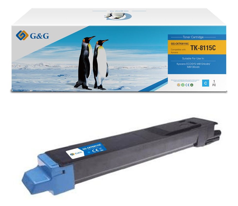 G&G Toner Compatible Con Kyocera Tk-8115c 1t02p3cnl0