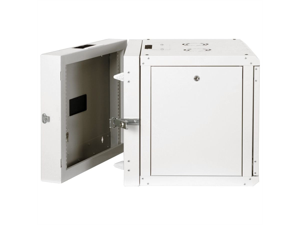 Roline 19-Zoll Wandgehuse Pro 9 He, 600x600 Bxt Zweiteilig Schwenkbar Grau
