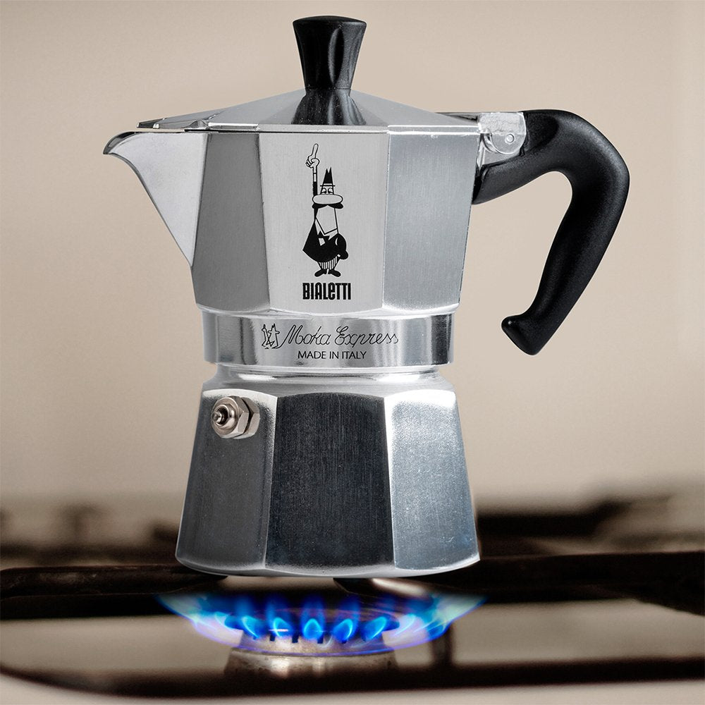 EAN 8006363011686 - Bialetti Moka Express Cafetera italiana Aluminio, Negro imagen 4
