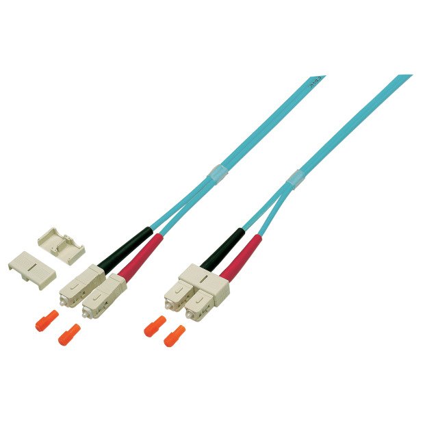 Efb Elektronik O0318.20 Cable De Fibra Optica 20 M Sc Om4 Turquesa