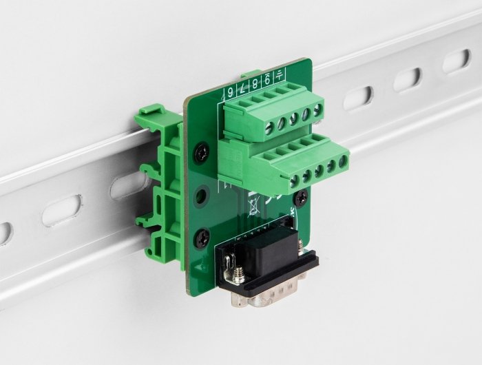 D-Sub 9 Pin Stecker Zu Terminalblock Für Hutschiene