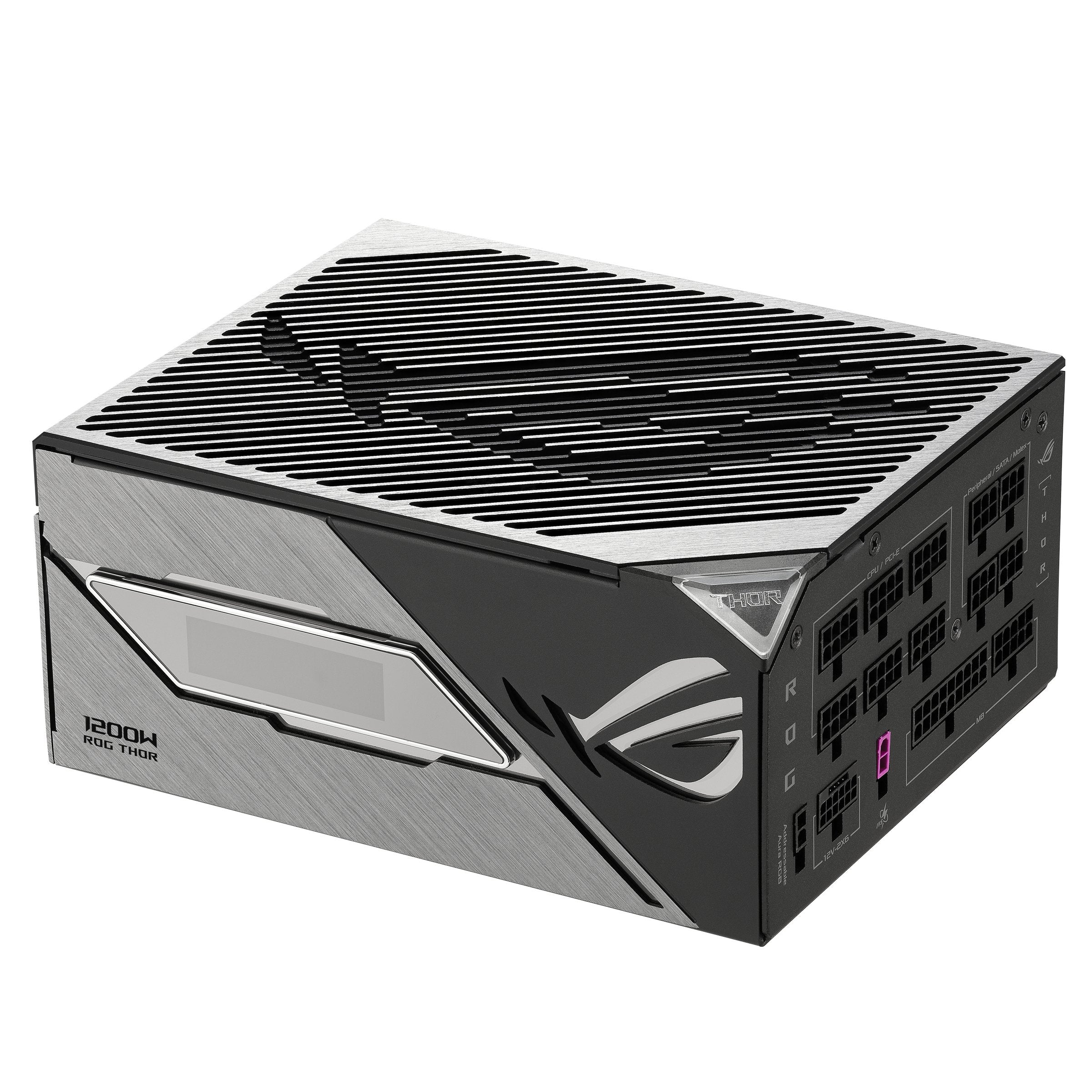 EAN 4711387610442 - ASUS ROG -THOR-1200P3-GAMING unidad de fuente de alimentación 1200 W 20+4 pin ATX ATX Negro imagen 1