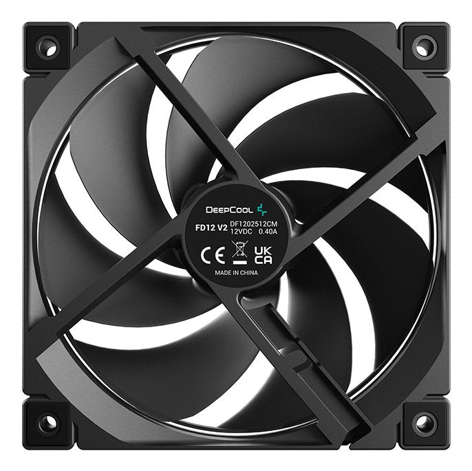Ventilador Pc Deepcool Fd12 V2 3in1 (Negro, 3er Pack, 120 Mm) R-Fd12v2-Bknpn3-G