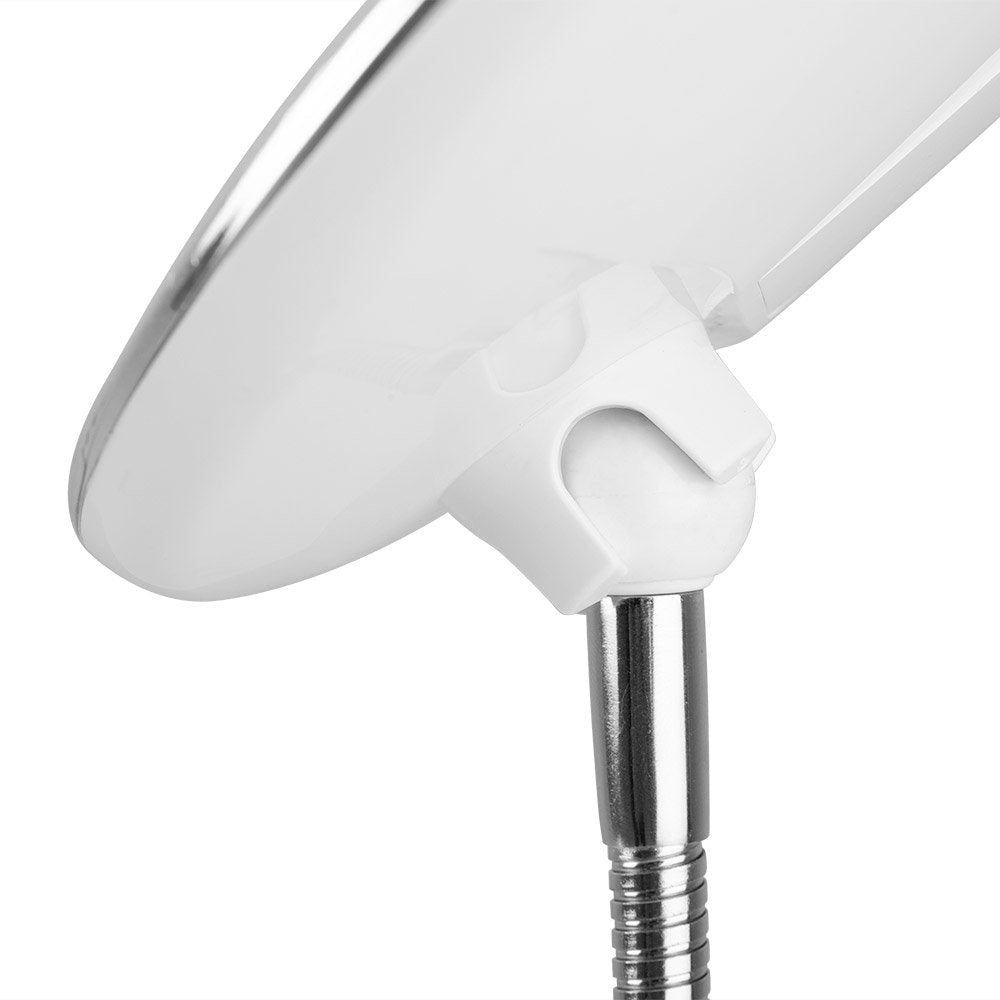 Espejo Cosmético De Pared Con Luz Orbegozo Esp 1020 Telescópico Ø17cm