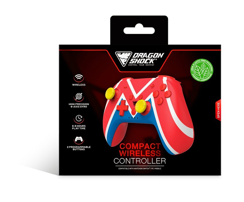 Dragonshock Poptop M Universe Mando Compacto Inalámbrico Bluetooth Para Nintendo Switch