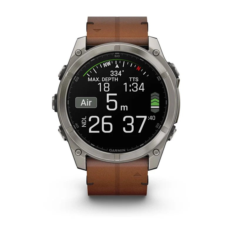 Garmin Fenix 8 3,56 Cm (1.4") Amoled 51 Mm Digital 454 X 454 Pixeles Pantalla Táctil Titanio Wifi Gps (Satélite)