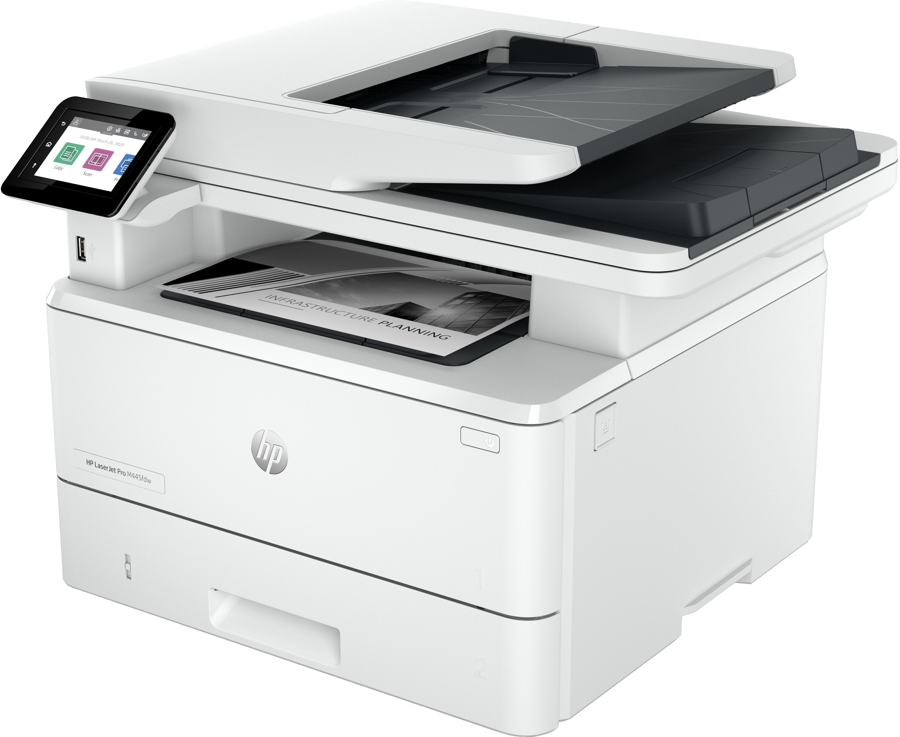Multifunción Láser Monocromo Hp Laserjet Pro 4102fdw Wifi Fax Dúplex Blanca
