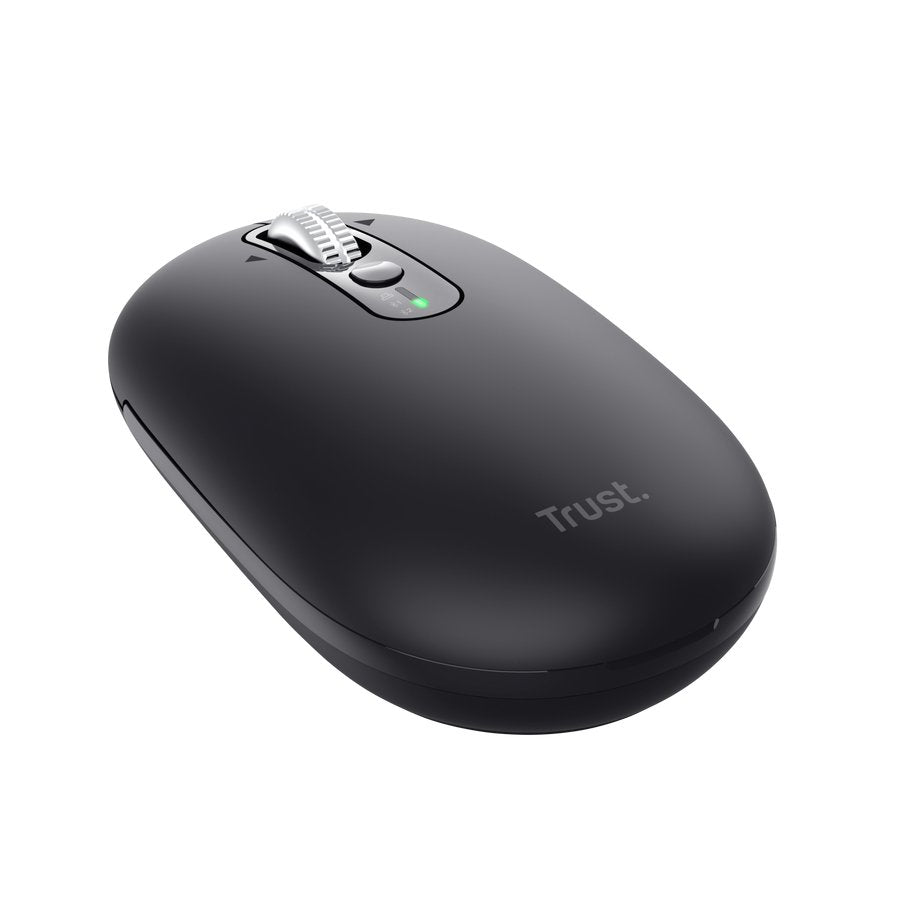 Raton Optico Wireless Fino Seron Negro Trust Hasta 3200dpi / Inalámbrico
