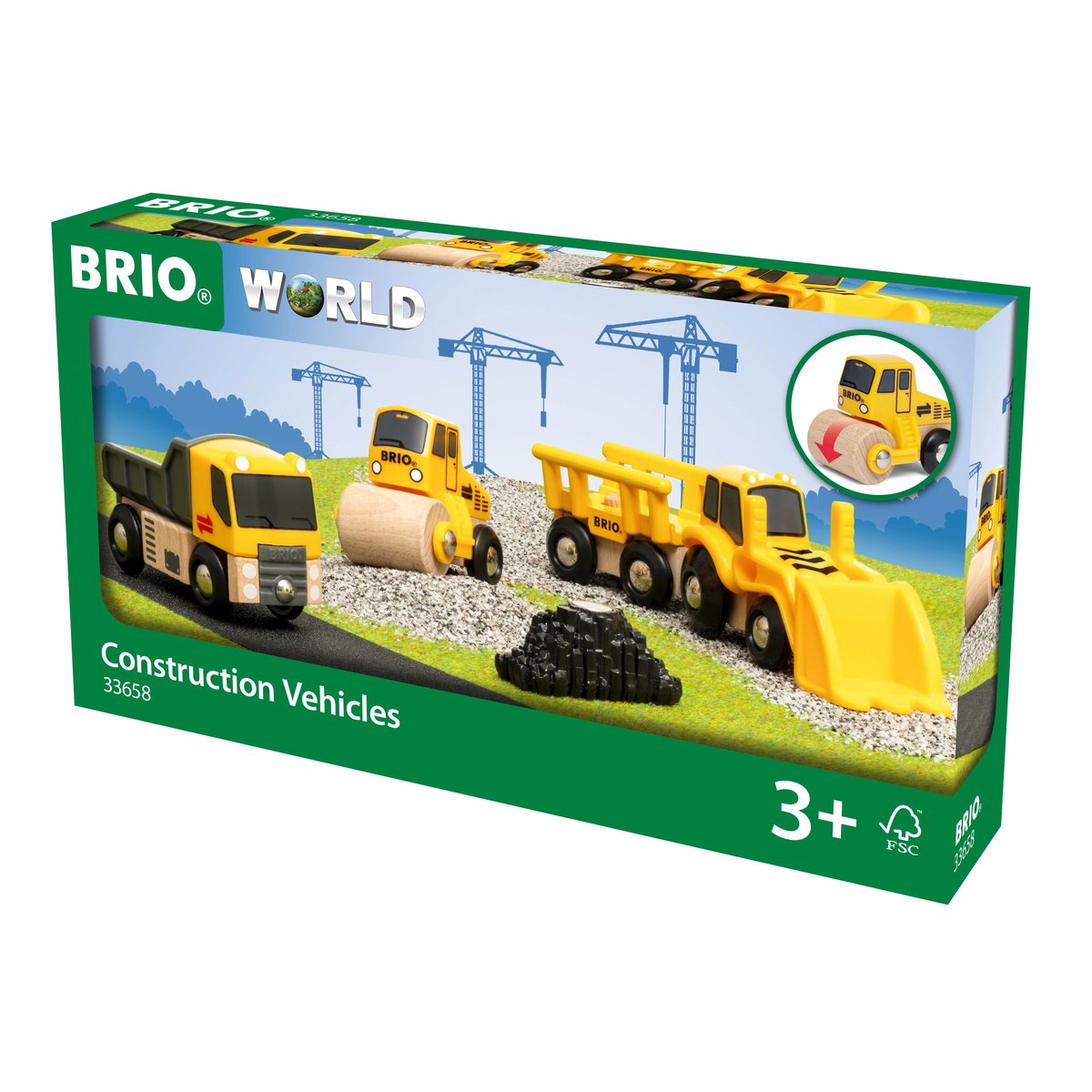 Brio Vehículos De Construcción, Vehículo De Juguete. 33658