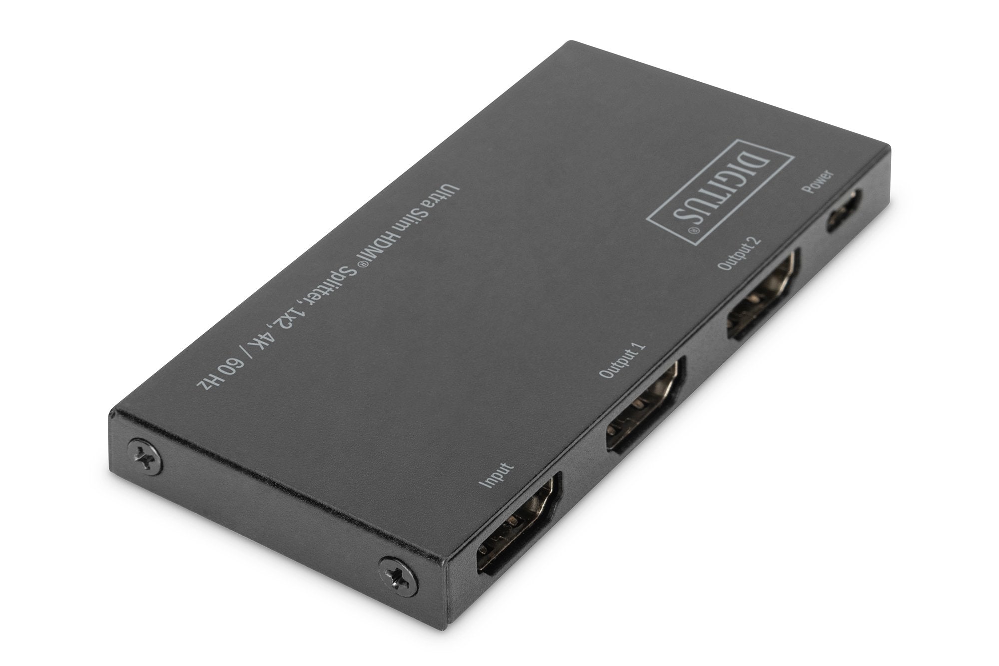Digitus Ultra Slim Hdmi Splitter 1x2 4k/60hz, Hdr, Hdcp 2.2, 18 Gbps