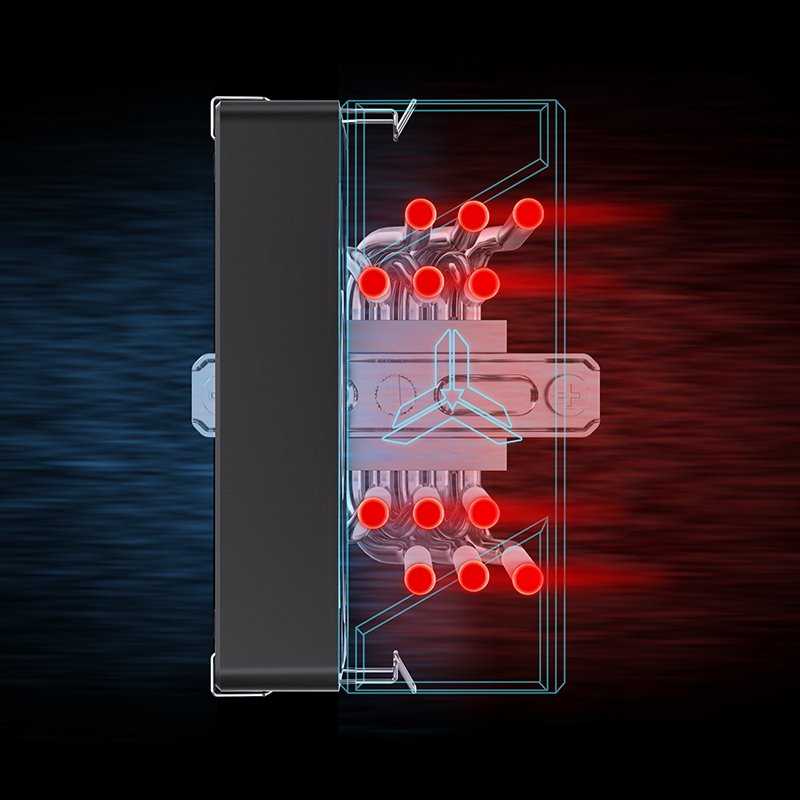 K Jonsbo Cr-1000 V2 Pro Argb Cpu Disipador, 120mm - Negro